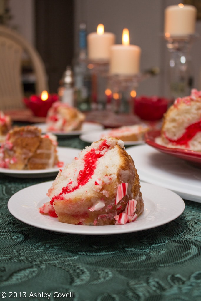 Candy Cane Bundt Cake