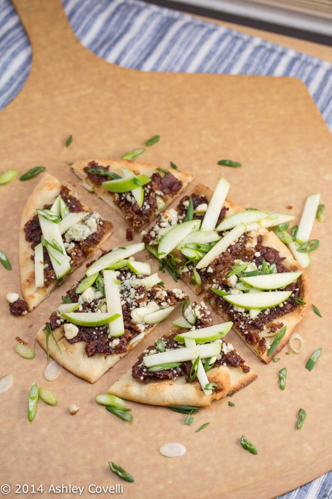 Gorgonzola Pizza with Jam Drizzle - EASY Pizza at Home!