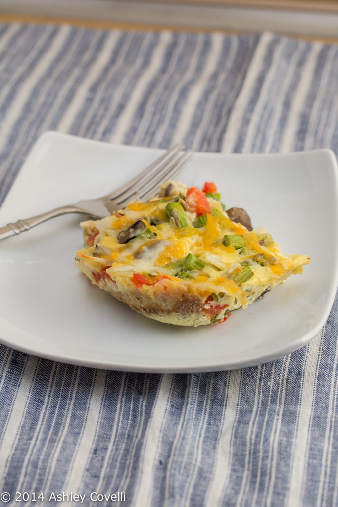 Overnight Asparagus Mushroom Strata