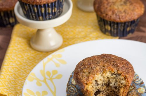 Honey Banana Poppy Seed Muffins