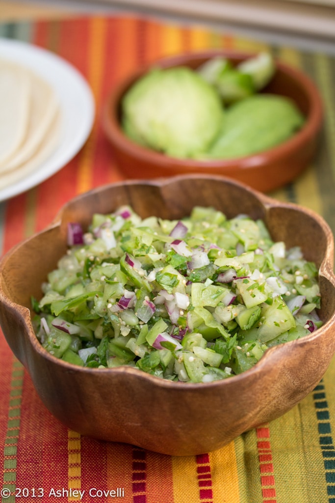 Tomatillo Pico de Gallo