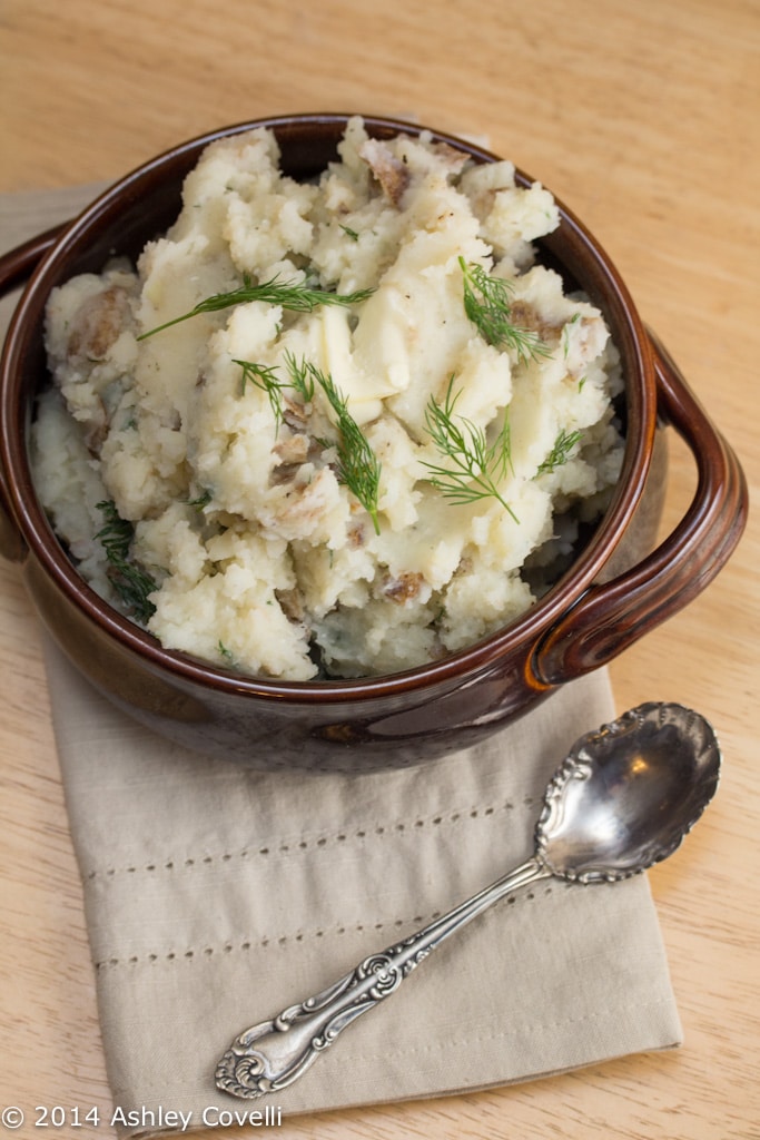 Horseradish Dill Mashed Potatoes