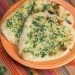 Garlicky Cilantro Naan
