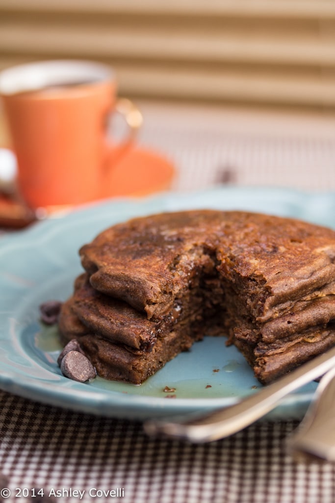 Mocha Chip Pancakes