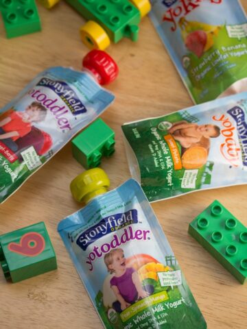 Stonyfield YoBaby, YoToddler and YoKids Pouches Review + Giveaway