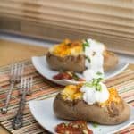 Mexican Inspired Twice Baked Potatoes