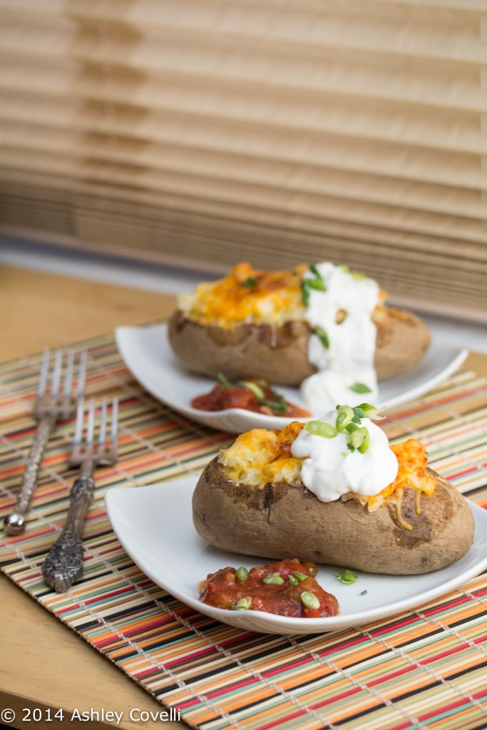 Mexican Inspired Twice Baked Potatoes