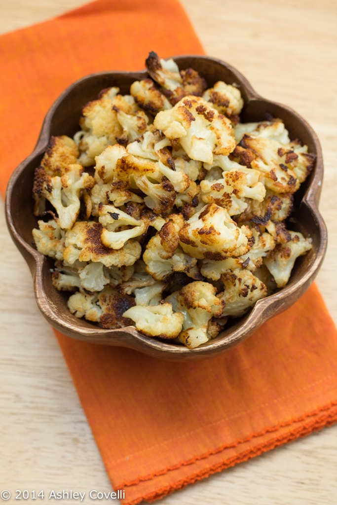 Paleo Roasted Cauliflower "Popcorn"