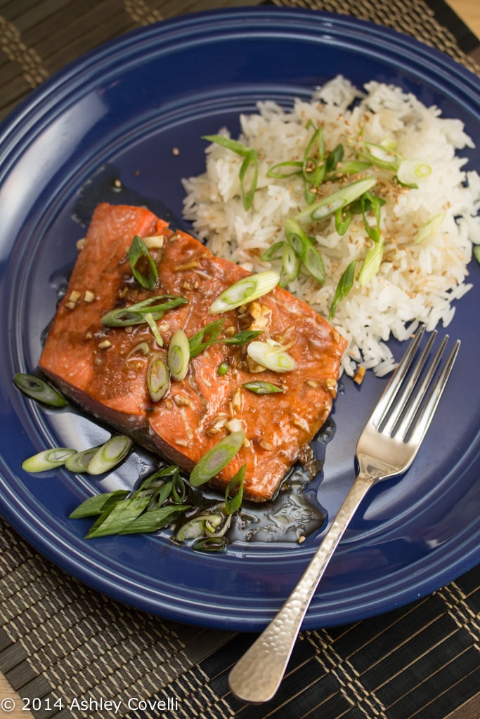 Quick Broiled Ginger Salmon