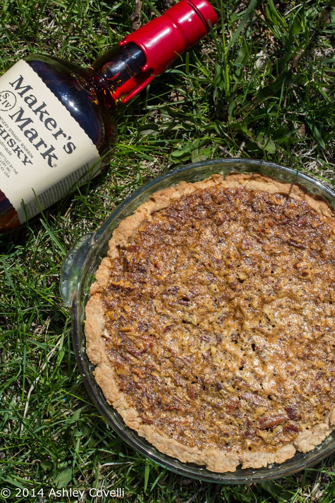 Bourbon Bacon Pecan Pie with a Whole Wheat Crust