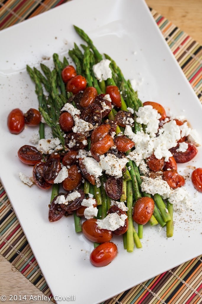 Asparagus with Balsamic Tomatoes