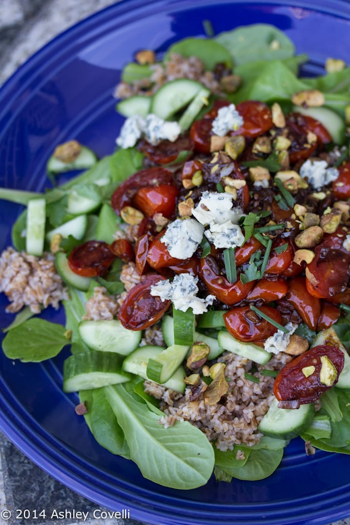 Bulgur Salad with Balsamic Tomatoes