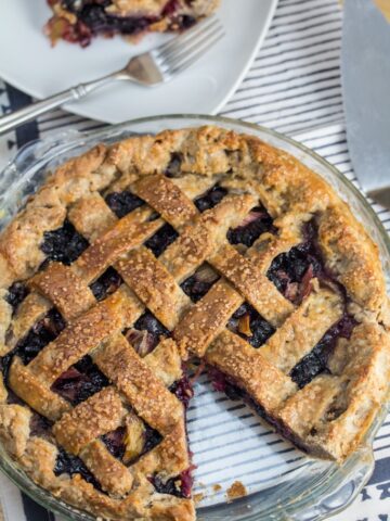 Blueberry-Rhubarb Pie