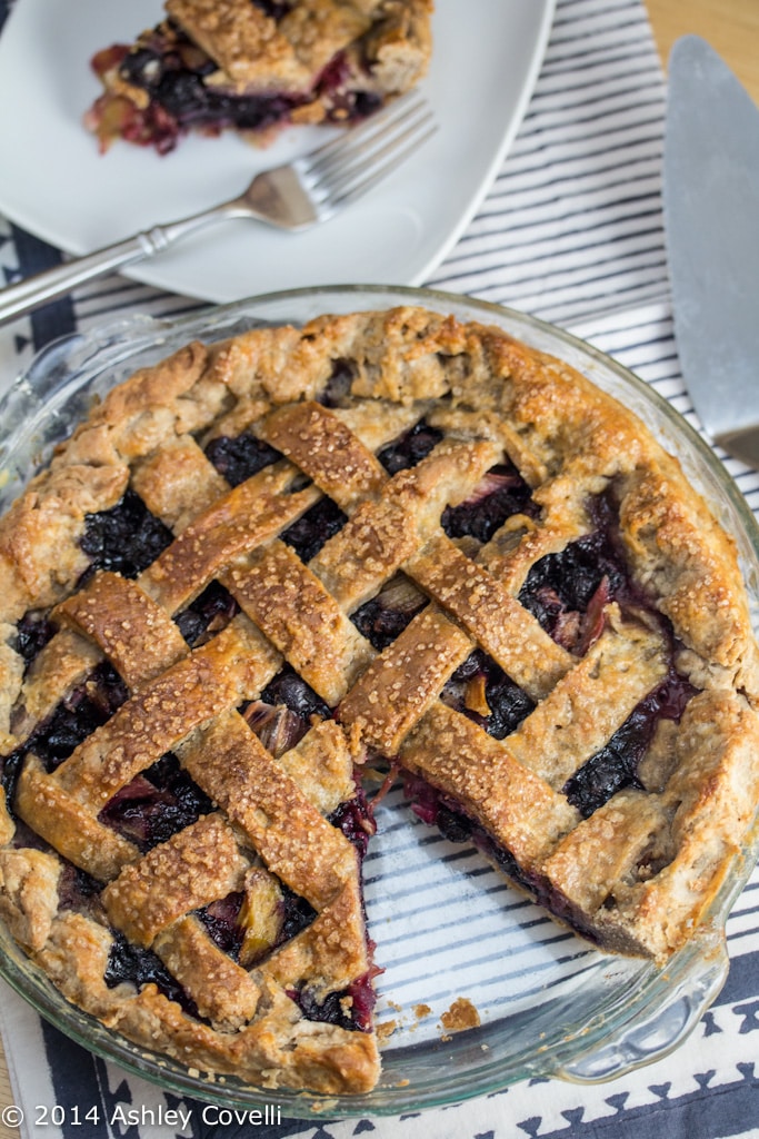 Blueberry-Rhubarb Pie