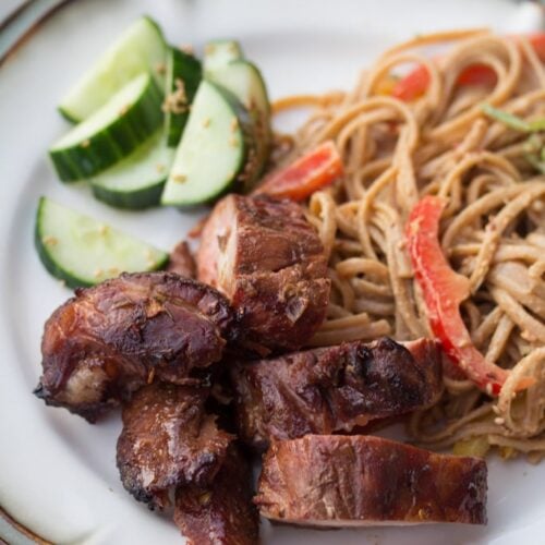 Applewood Smoked Marinated Pork Spare Ribs