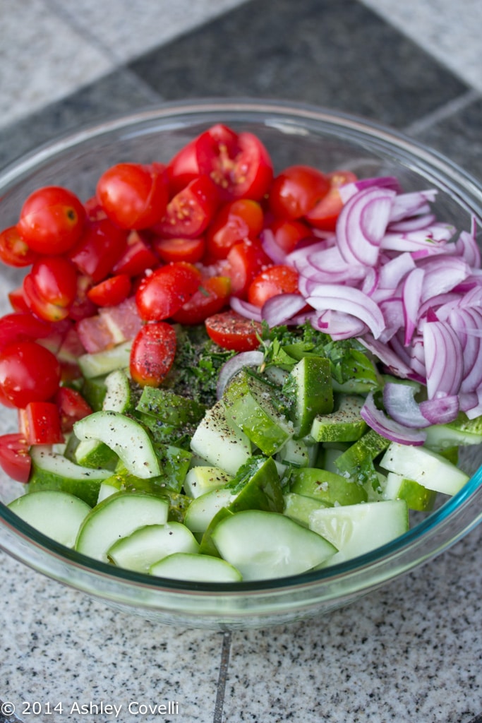 Summer Cucumber and Herb Salad