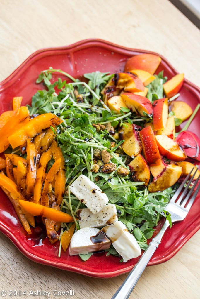 Green and Orange Salad with Brie