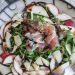 Peppery Greens with Pears, Prosciutto and Comté