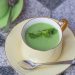 Chilled Minty Pea Soup with Lemon