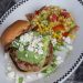 Mexican-Style Turkey Burger with Warm Corn-Tomato Salad