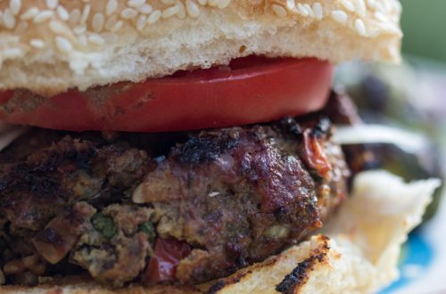 Chef Jehangir Mehta’s Mushroom Blended “Graffiti” Burger