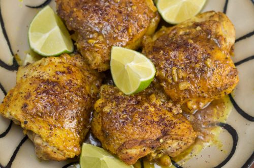 Turmeric Chicken with Sumac and Lime