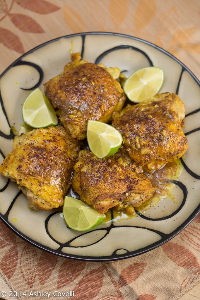 Turmeric Chicken with Sumac and Lime