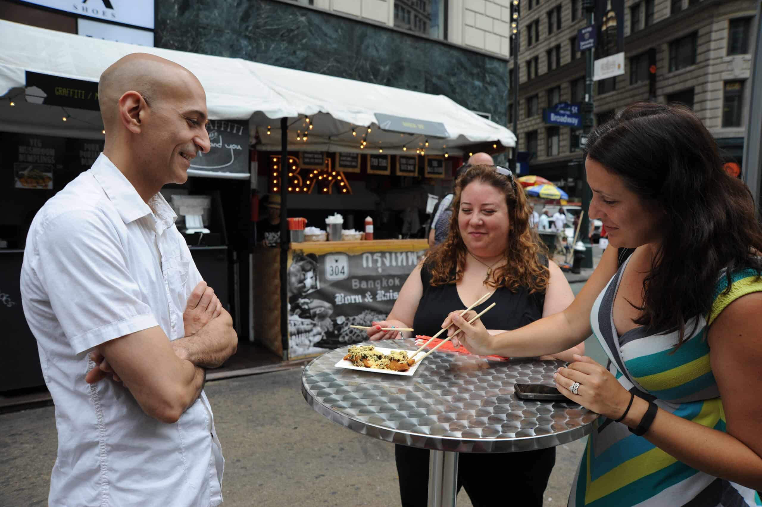 Chef Jehangir Mehta with Ashley Covelli