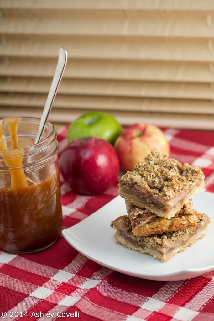 Salted Caramel Apple Pie Bars