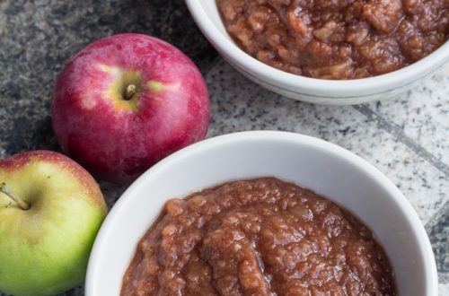 Slow Cooker Cider Applesauce