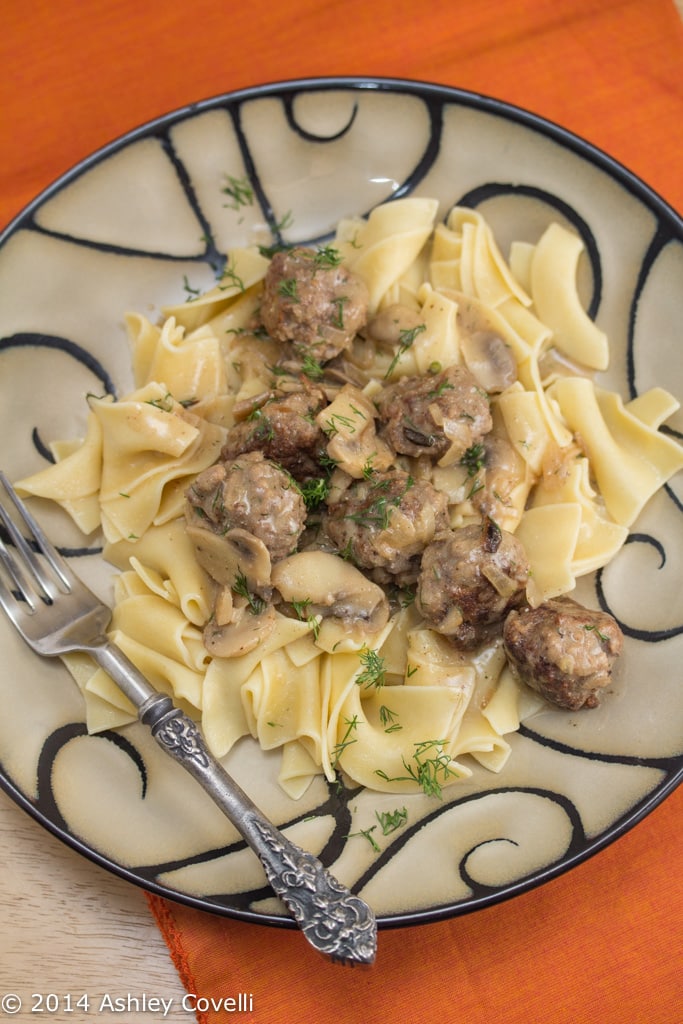 Mom's Meatball Stroganoff