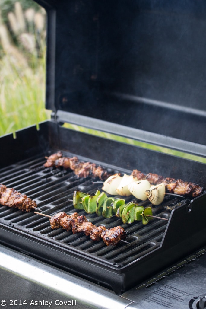 Lamb Kebabs in Pomegranate-Walnut Marinade (Kebab-e Torsh)