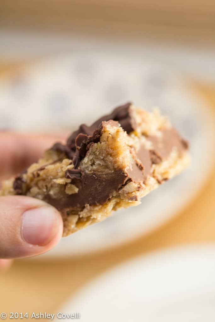 No Bake Chocolate Oat Bars