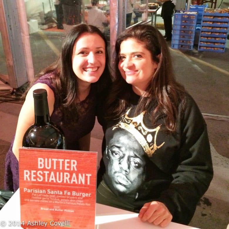 Ashley Covelli and Alex Guarnaschelli.