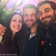 Ashley Covelli, Adam Richman, and Dino Covelli.