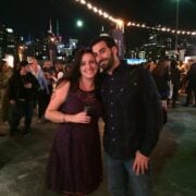 Ashley and Dino Covelli at the Blue Moon Burger Bash.