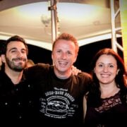 Dino Covelli, Marc Murphy, and Ashley Covelli.