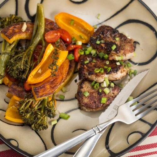 Pork Medallions with Ruth Ann's Muskego Ave Seasoning