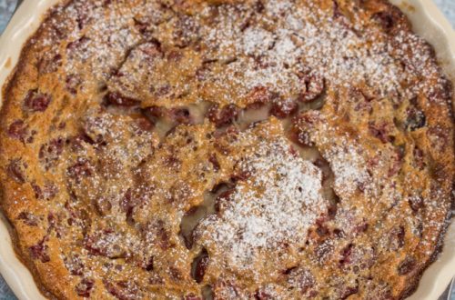 Brandied Cherry Clafouti