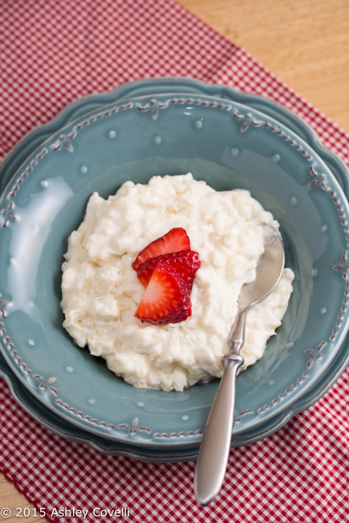 Rice Pudding with Stonyfield Vanilla Petite Crème