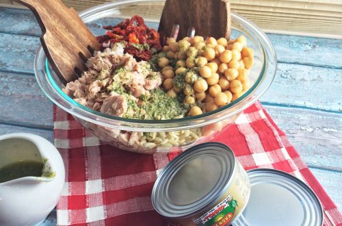 Tuna and Orzo Lettuce Wraps with Parsley-Caper Vinaigrette