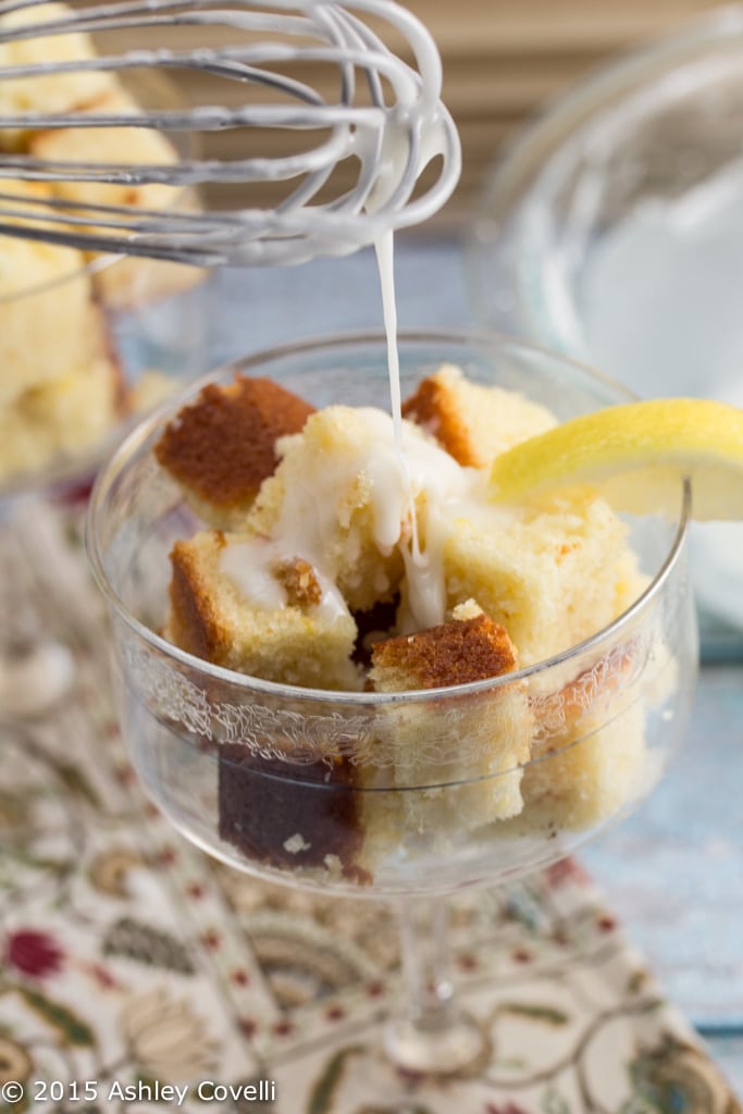 Iced Almond-Lemon Loaf Trifle