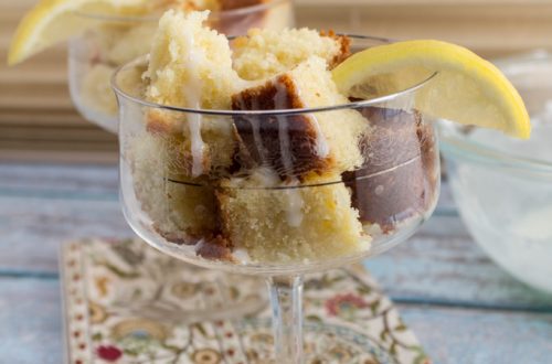 Iced Almond-Lemon Loaf Trifle