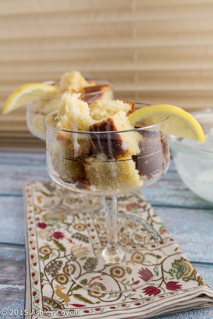 Iced Almond-Lemon Loaf Trifle