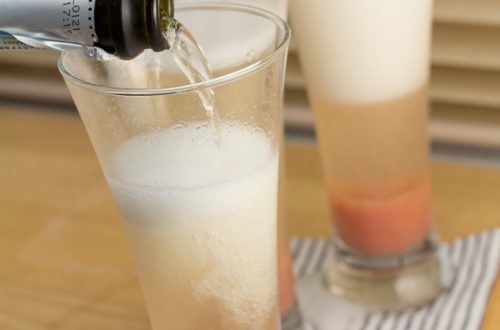 Fresh Peach Bellinis