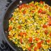 Fresh Corn Sauté with Red Pepper and Onions