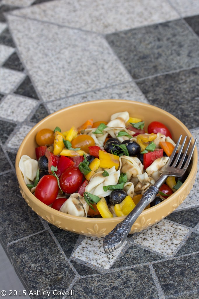 Pasta Salad with Creamy Balsamic Vinaigrette