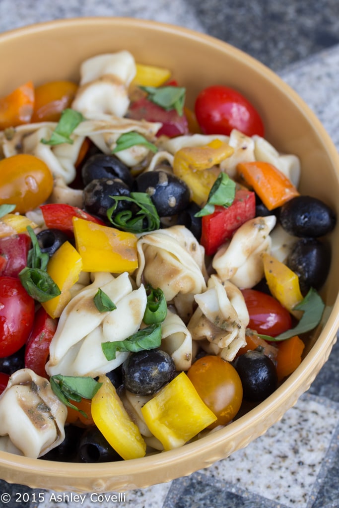 Pasta Salad with Creamy Balsamic Vinaigrette