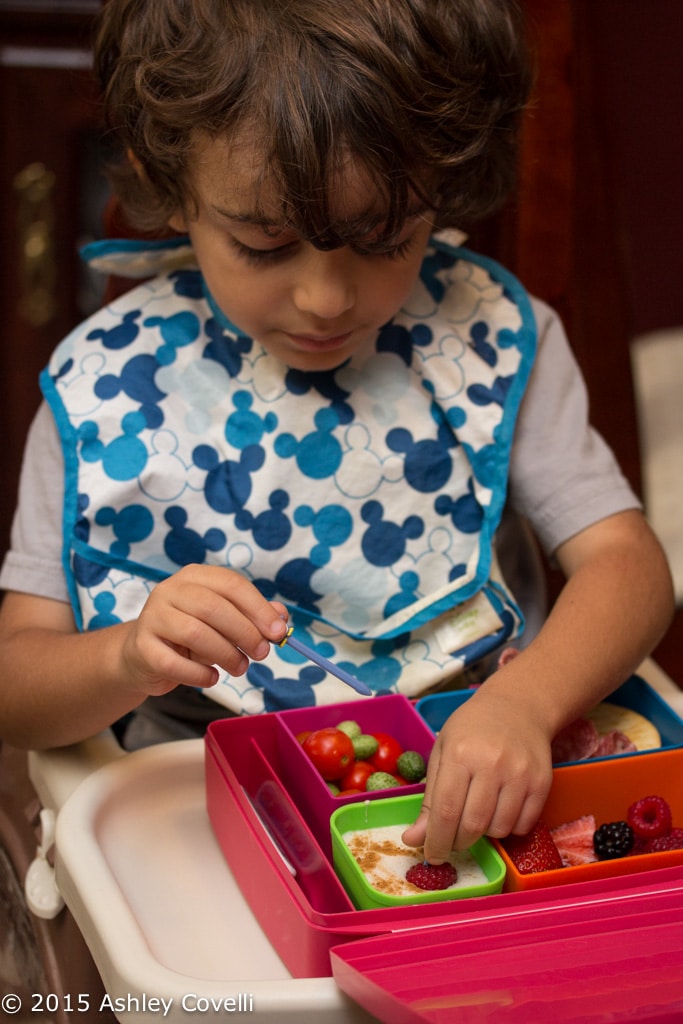 Maple Cinnamon Yogurt Dip + Lunchbox Tips for Preschoolers