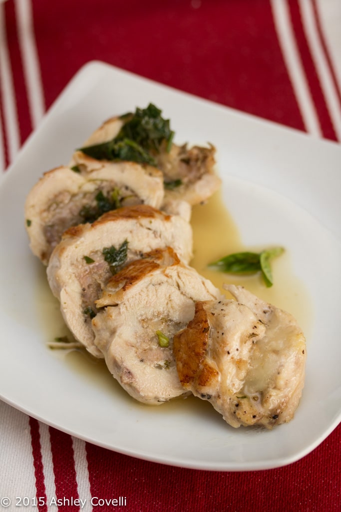 Sausage and Provolone Stuffed Chicken